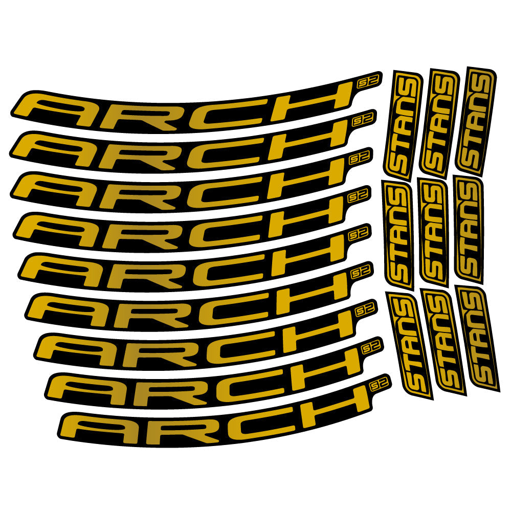 Autocollant Stans Arch S2 2021, Roues VTT 29, Autocollant Vélo vinyle