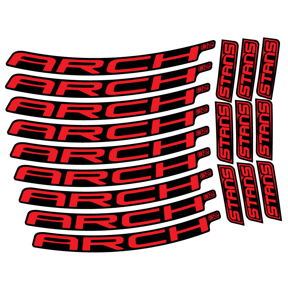 Autocollant Stans Arch S2 2021, Roues VTT 29, Autocollant Vélo vinyle