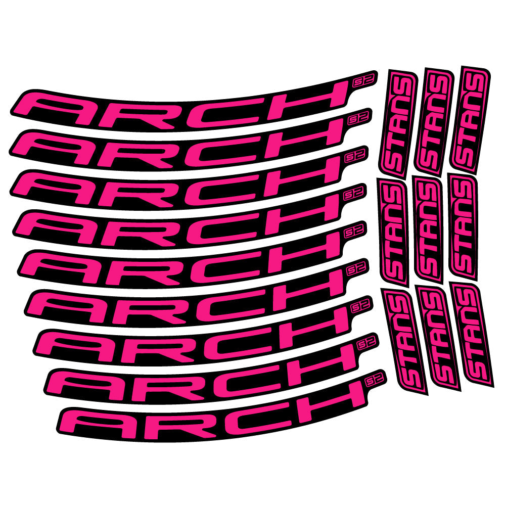 Autocollant Stans Arch S2 2021, Roues VTT 29, Autocollant Vélo vinyle