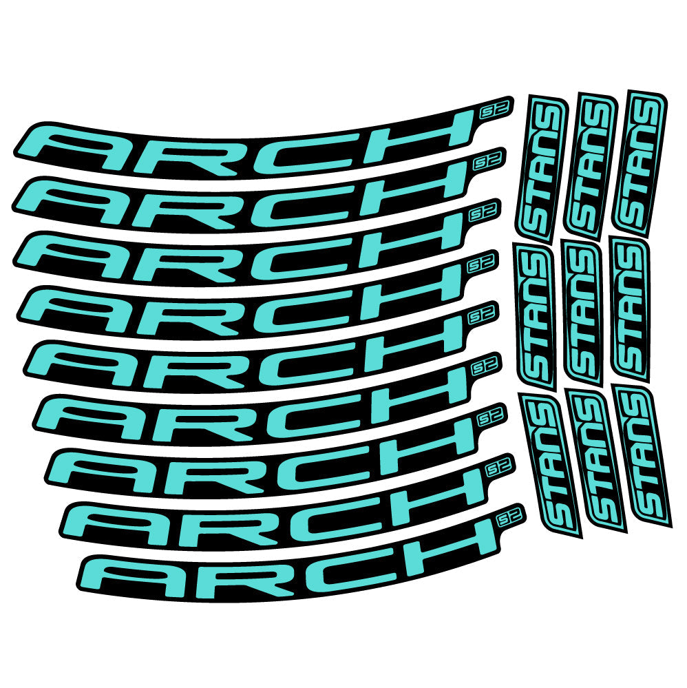 Autocollant Stans Arch S2 2021, Roues VTT 29, Autocollant Vélo vinyle