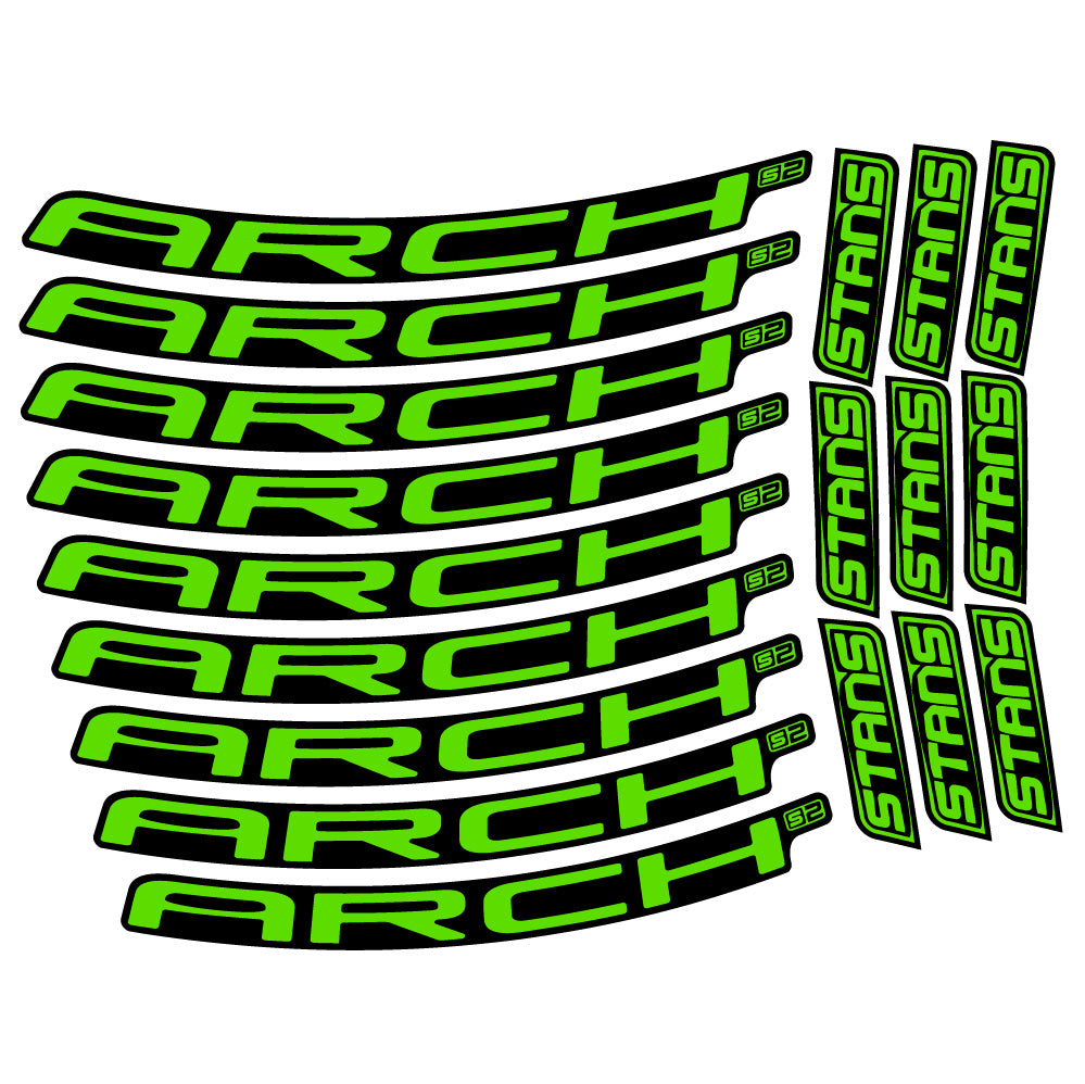 Autocollant Stans Arch S2 2021, Roues VTT 29, Autocollant Vélo vinyle