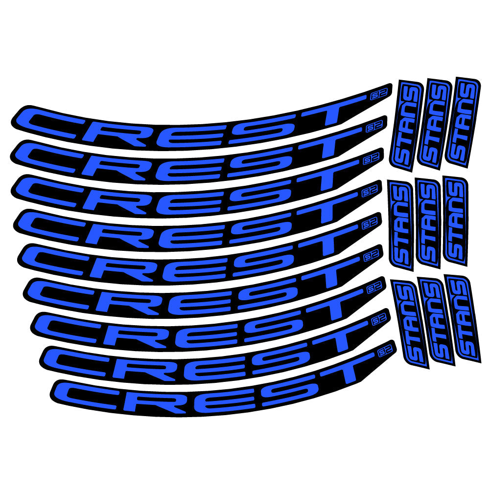 Autocollant Stans Crest S2, Roues VTT 29, Autocollant Vélo vinyle