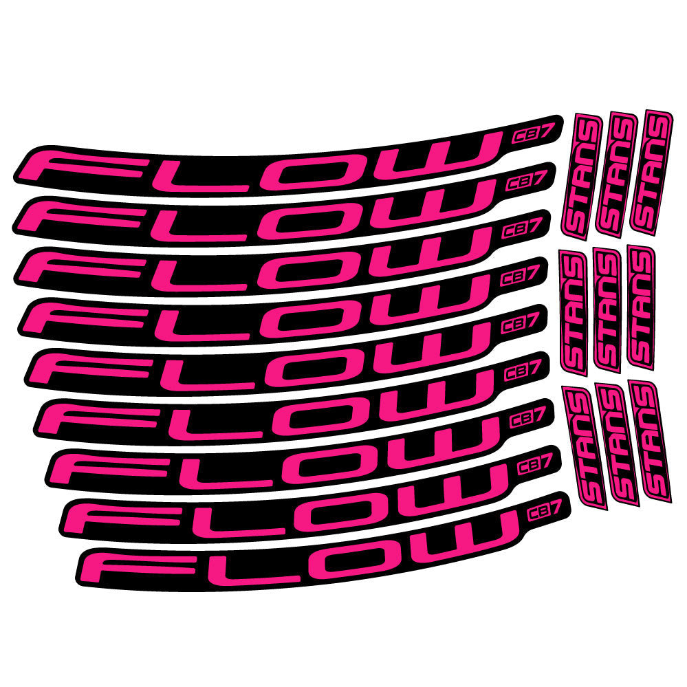 Autocollant Stans Flow CB7, Roues VTT 29, Autocollant Vélo vinyle