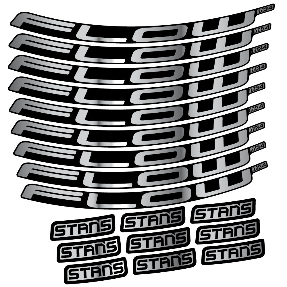 Autocollant Stans Flow S2 Ver.2, Roues VTT 29, Autocollant Vélo vinyle