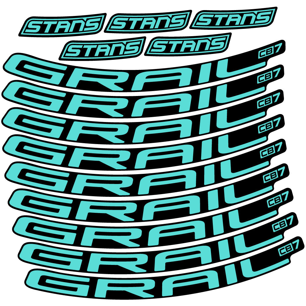 Autocollant Stans Notubes Grail CB7, Mountain Wheel, Autocollant Vinyle