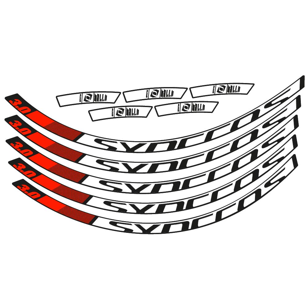 Autocollant Syncross 3.0 2017, Roues VTT 29, Autocollant Vélo vinyle