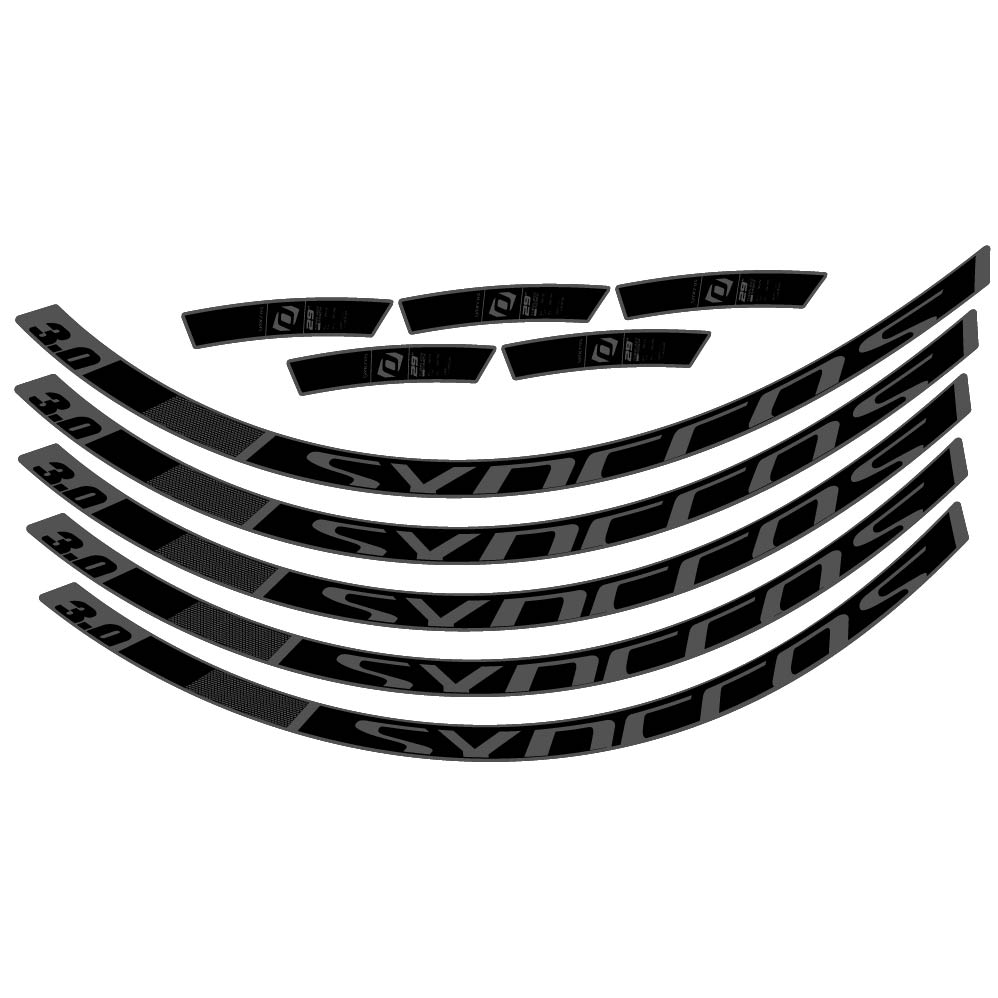 Autocollant Syncross 3.0 2017, Roues VTT 29, Autocollant Vélo vinyle