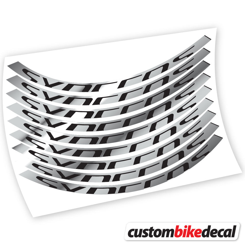 Autocollant, Syncross, Mountain Wheel Vélos, autocollant vinyle