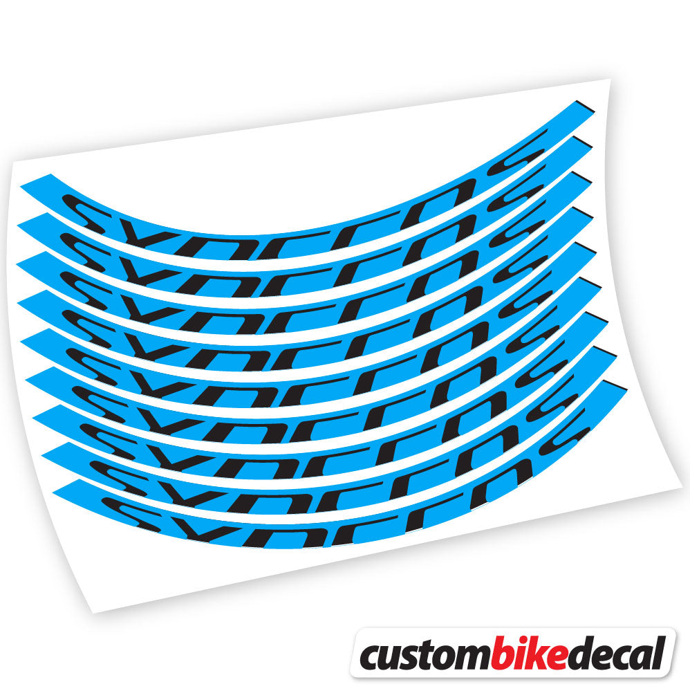 Autocollant, Syncross, Mountain Wheel Vélos, autocollant vinyle