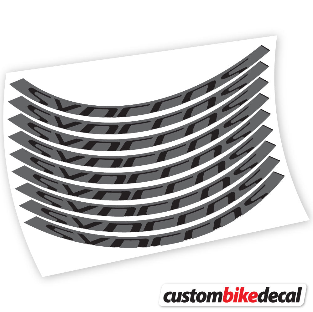 Autocollant, Syncross, Mountain Wheel Vélos, autocollant vinyle