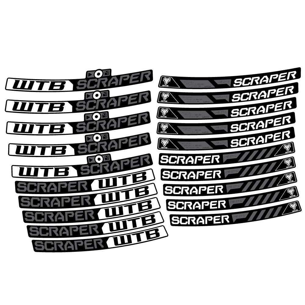 Autocollant WTB Scraper i40, Roues VTT 29, Autocollant Vélo vinyle