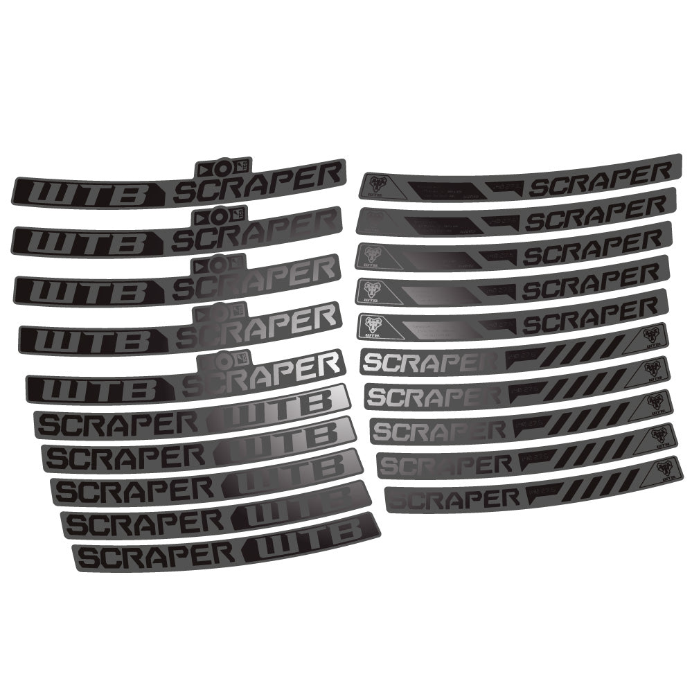 Autocollant WTB Scraper i40, Roues VTT 29, Autocollant Vélo vinyle