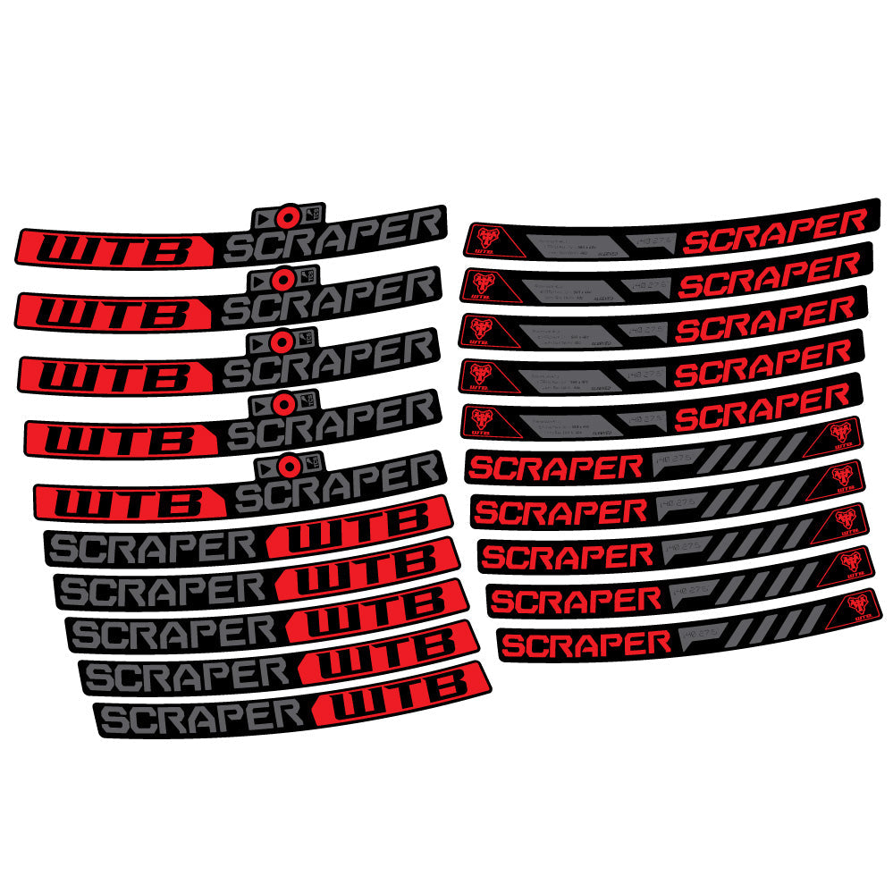 Autocollant WTB Scraper i40, Roues VTT 29, Autocollant Vélo vinyle