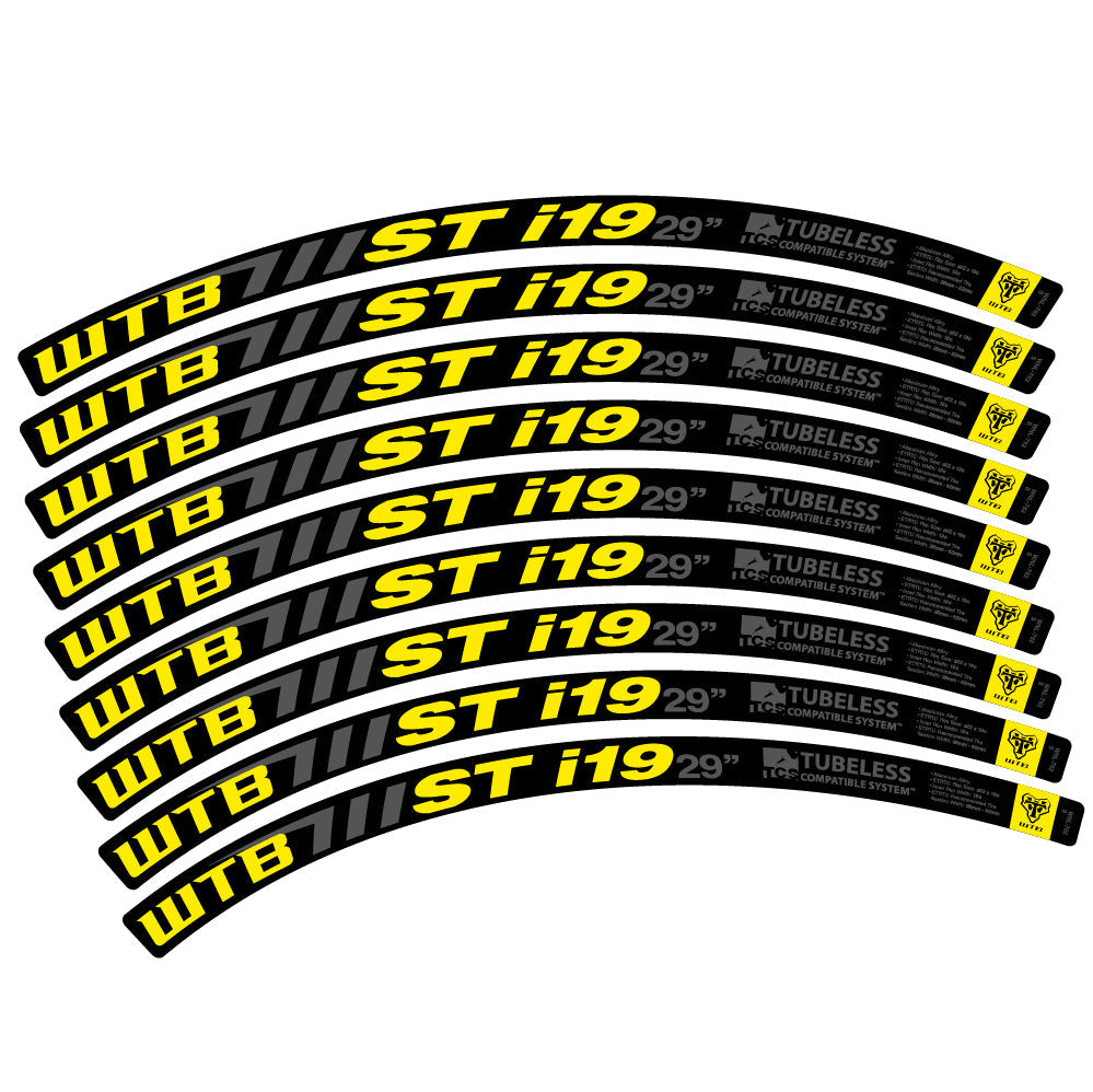 Autocollant WTB ST i19, Roues VTT 29, Autocollant Vélo vinyle