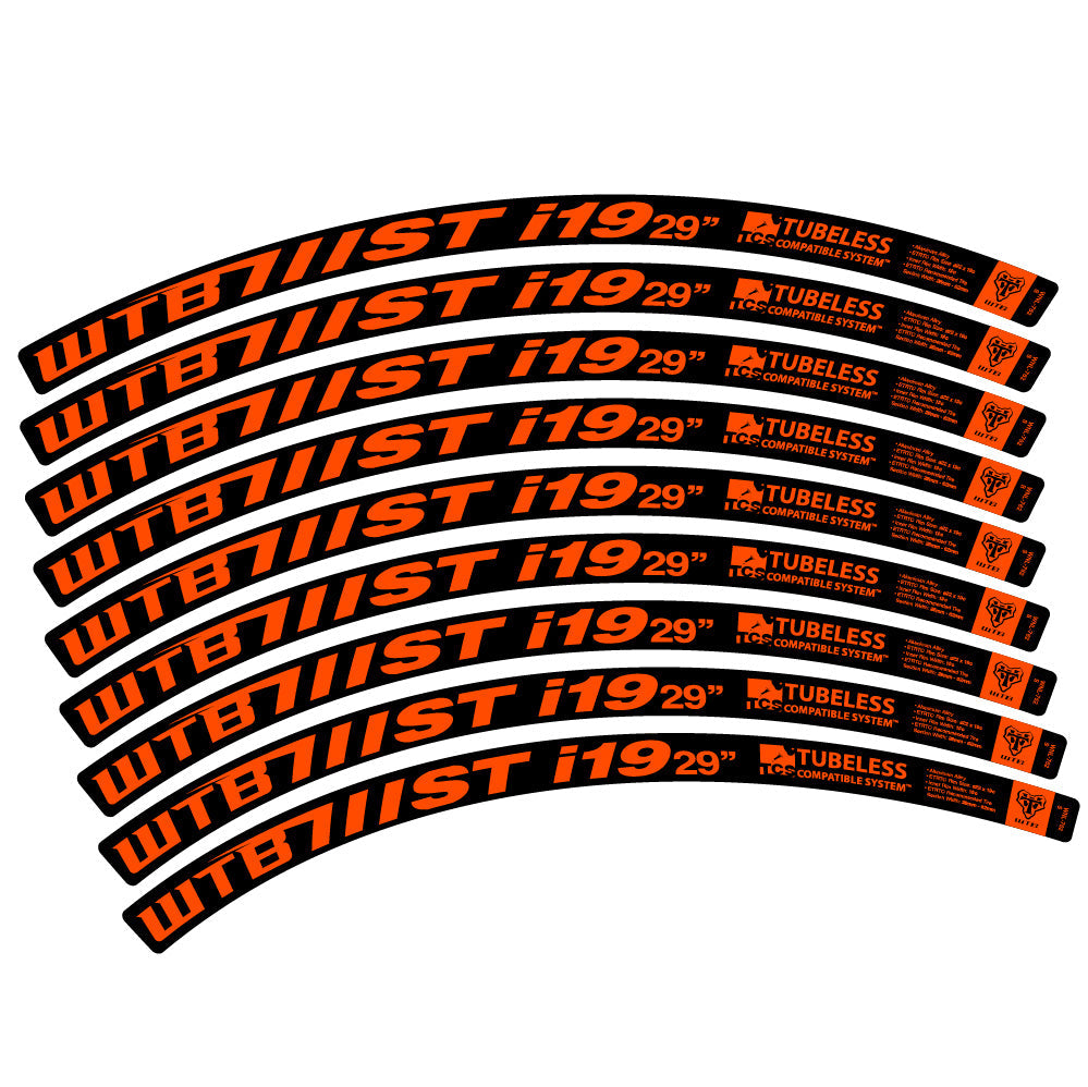 Autocollant WTB ST i19, Roues VTT 29, Autocollant Vélo vinyle