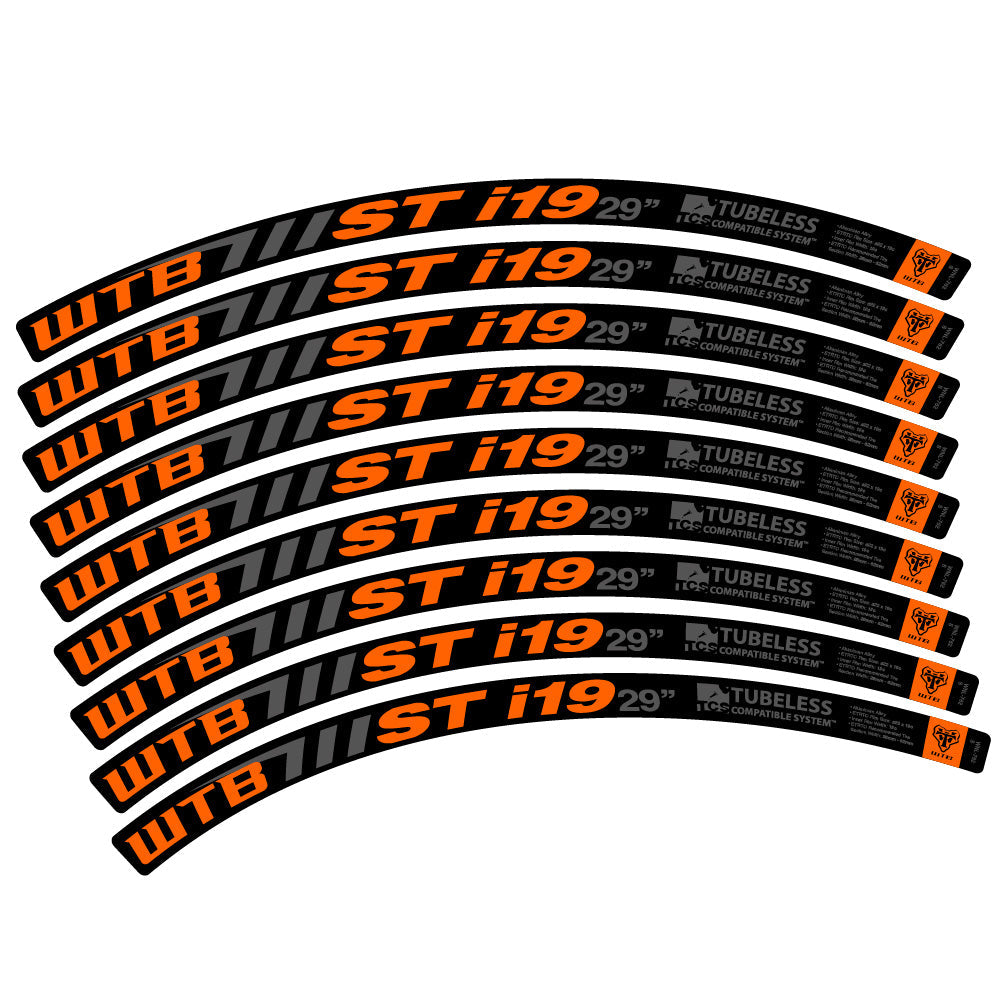 Autocollant WTB ST i19, Roues VTT 29, Autocollant Vélo vinyle