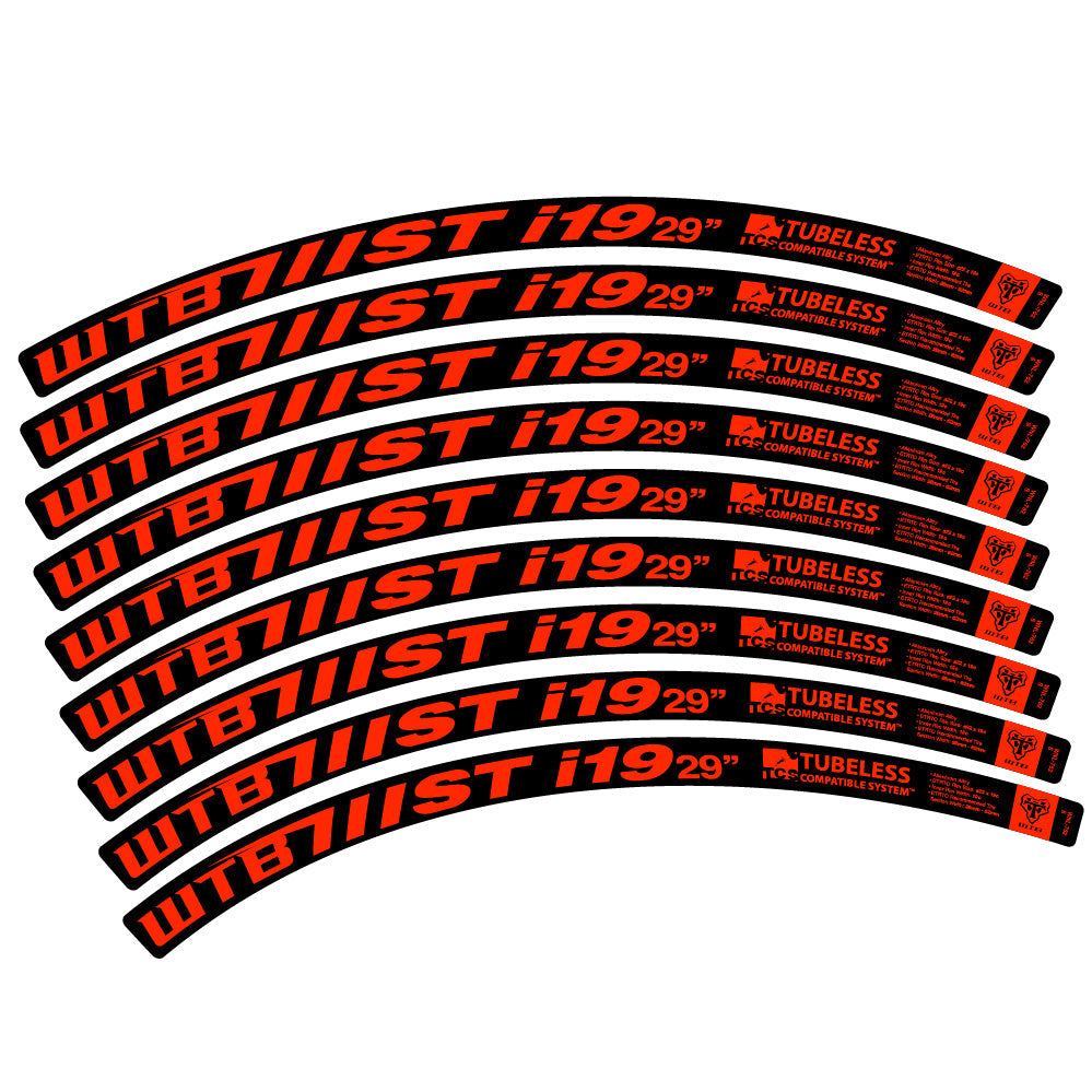 Autocollant WTB ST i19, Roues VTT 29, Autocollant Vélo vinyle