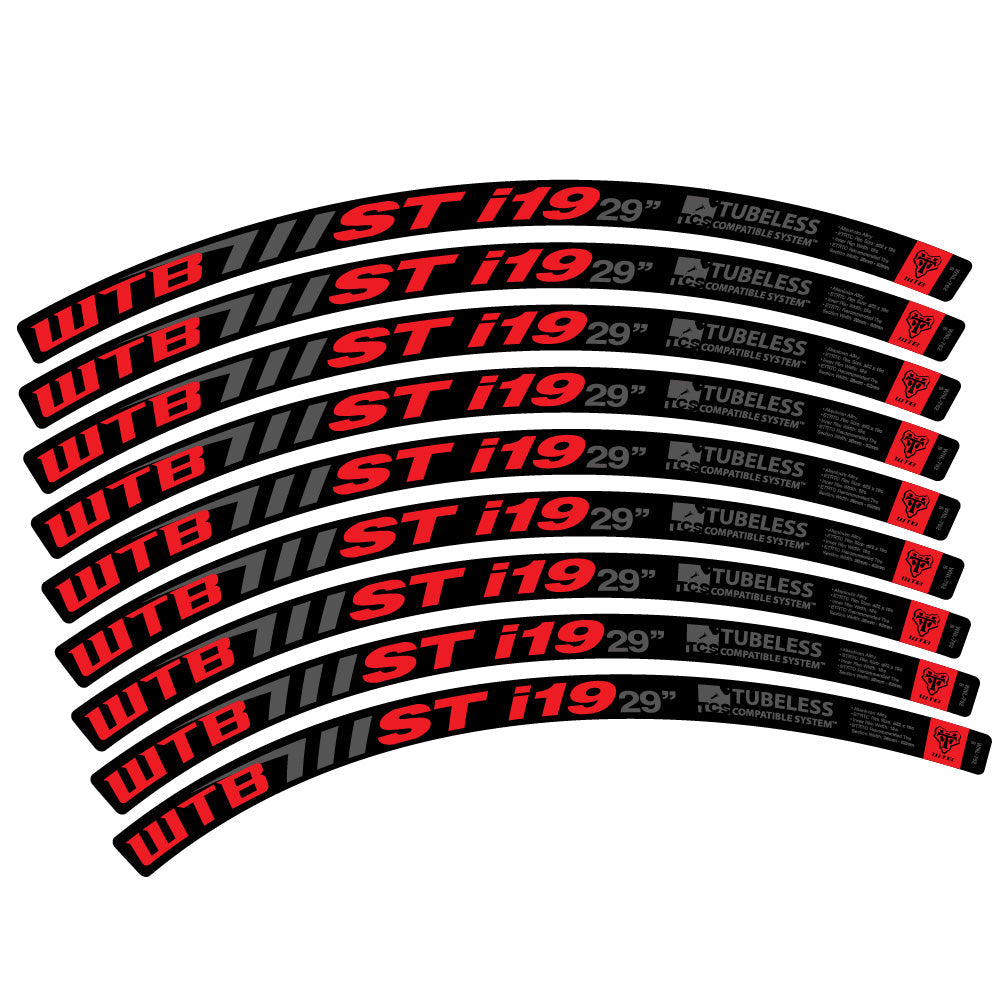 Autocollant WTB ST i19, Roues VTT 29, Autocollant Vélo vinyle