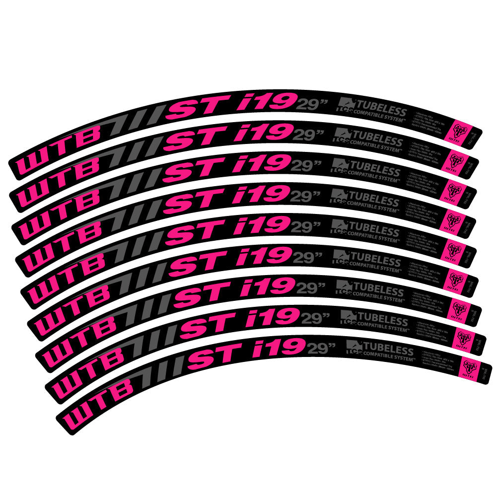 Autocollant WTB ST i19, Roues VTT 29, Autocollant Vélo vinyle
