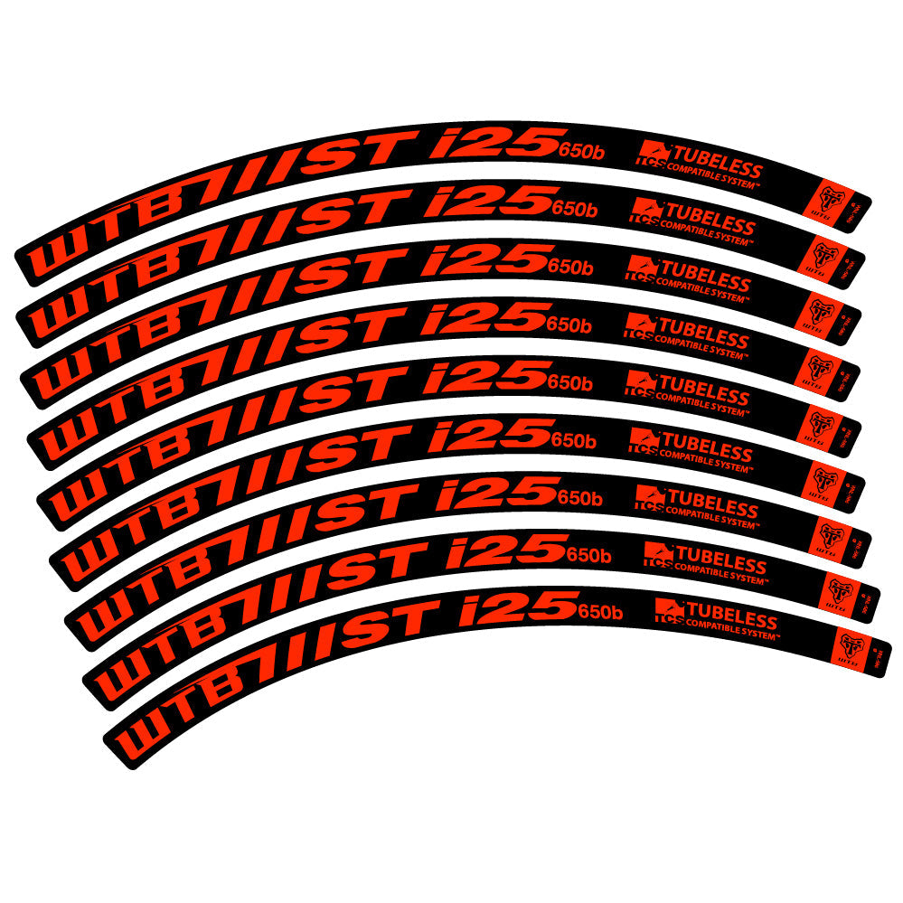 Autocollant WTB ST i25, Roues VTT 29, Autocollant Vélo vinyle