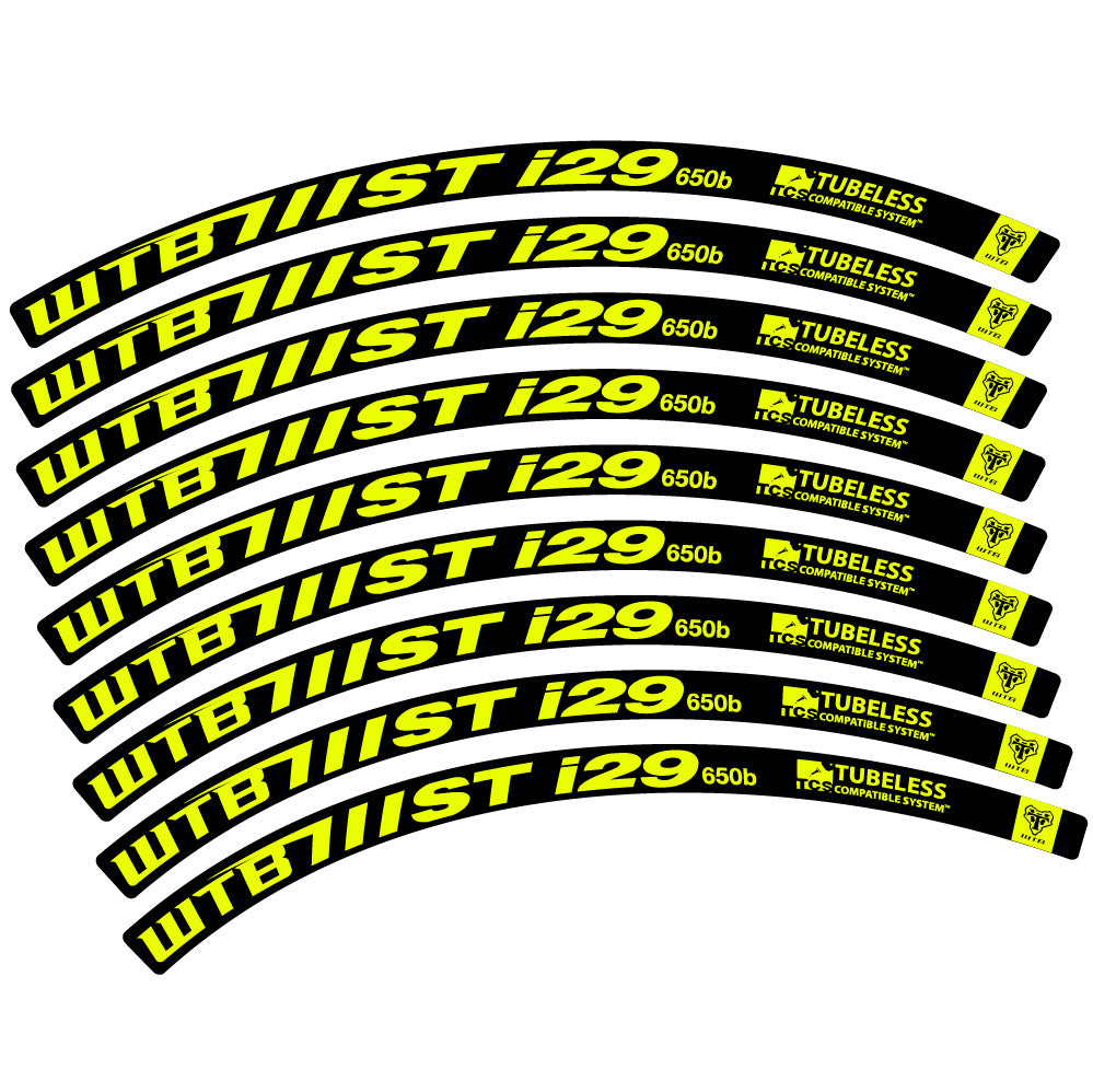 Autocollant WTB ST i29, Roues VTT 27.5, Autocollant Vélo vinyle