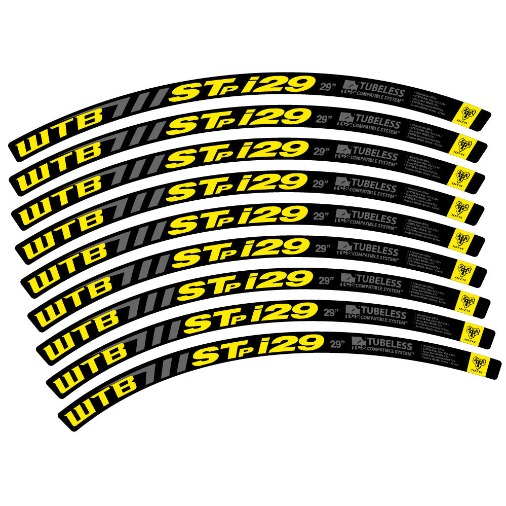 Autocollant WTB ST i29, Roues VTT 29, Autocollant Vélo vinyle