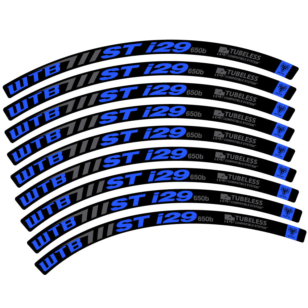 Autocollant WTB ST i29, Roues VTT 27.5, Autocollant Vélo vinyle