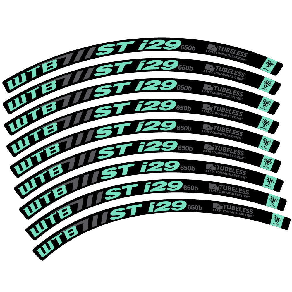 Autocollant WTB ST i29, Roues VTT 27.5, Autocollant Vélo vinyle