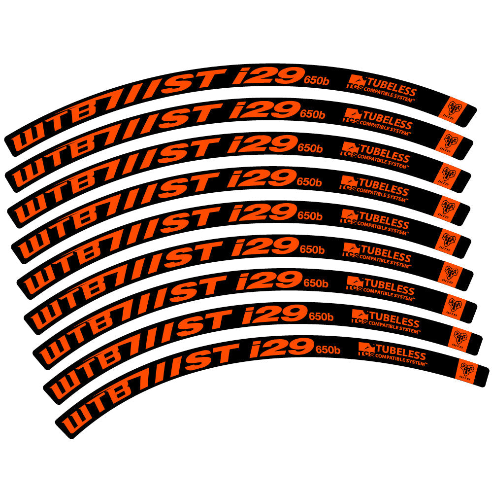Autocollant WTB ST i29, Roues VTT 27.5, Autocollant Vélo vinyle