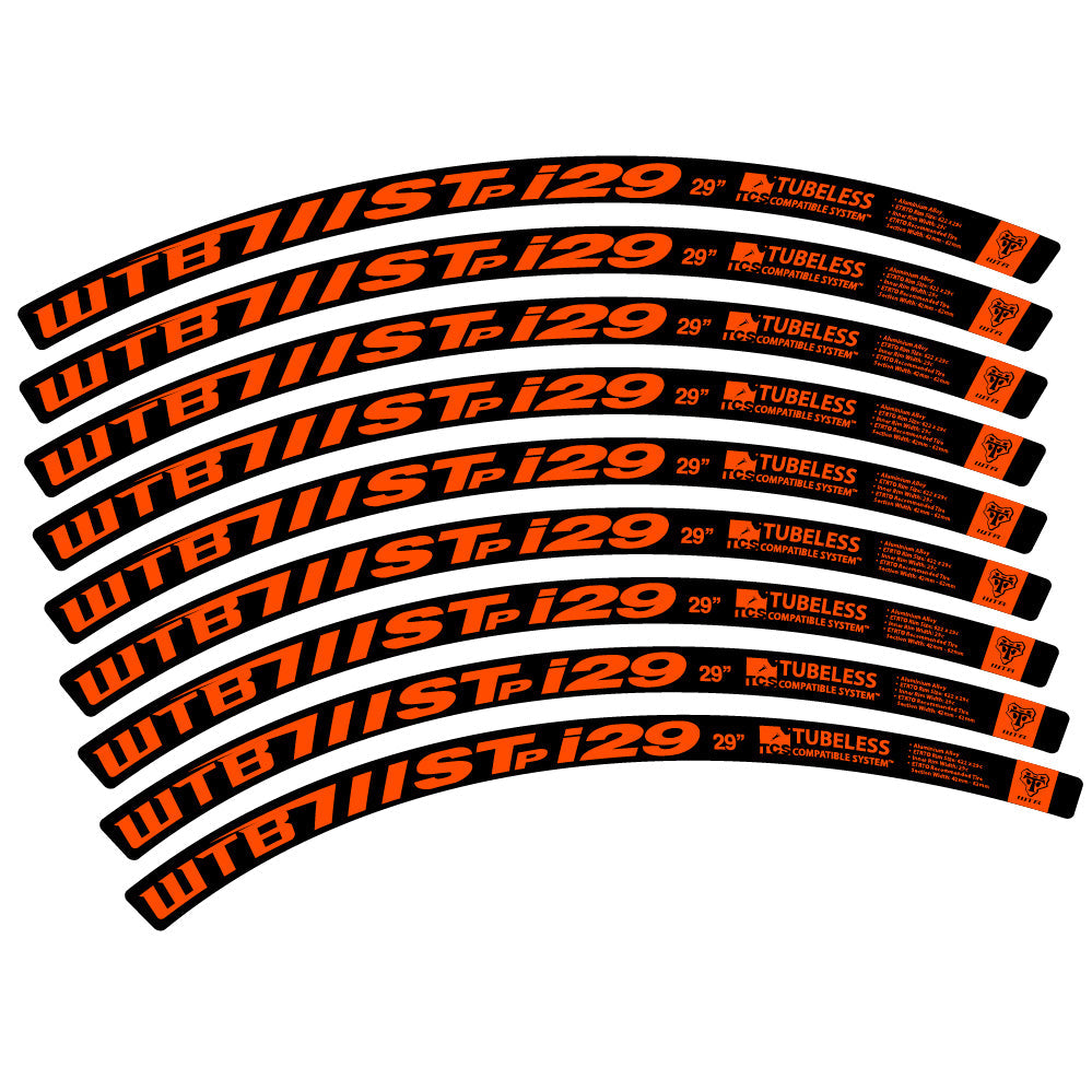 Autocollant WTB ST i29, Roues VTT 29, Autocollant Vélo vinyle