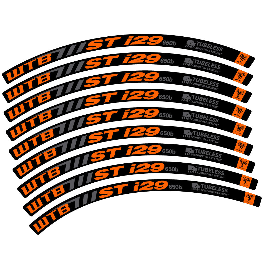 Autocollant WTB ST i29, Roues VTT 27.5, Autocollant Vélo vinyle