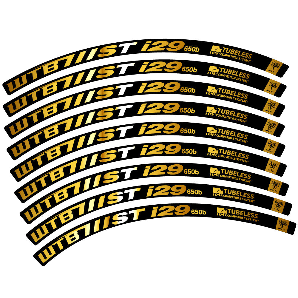 Autocollant WTB ST i29, Roues VTT 27.5, Autocollant Vélo vinyle