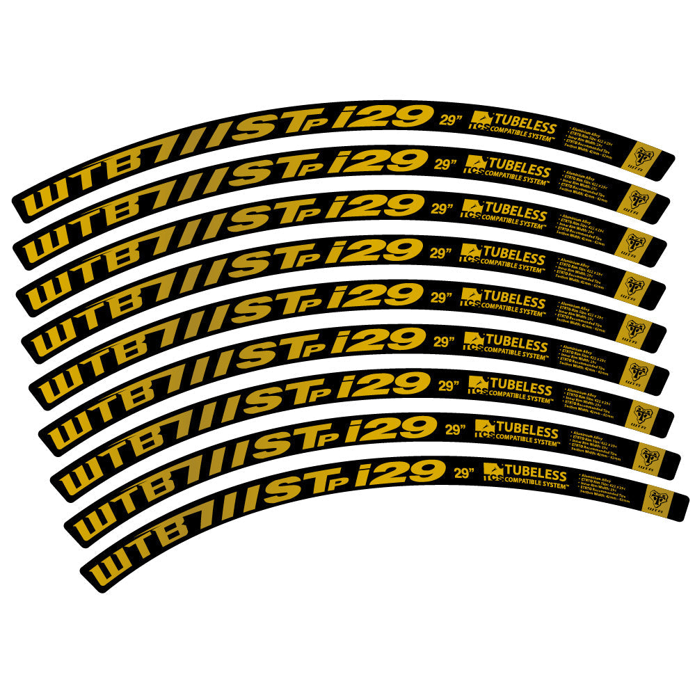 Autocollant WTB ST i29, Roues VTT 29, Autocollant Vélo vinyle