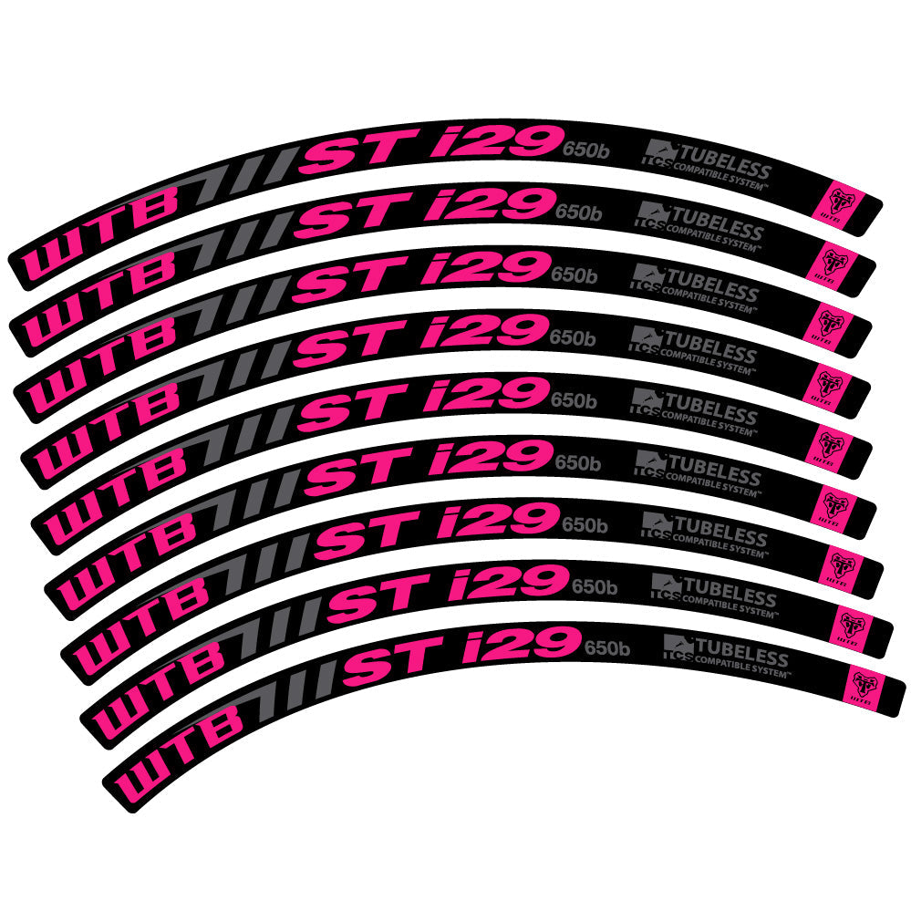 Autocollant WTB ST i29, Roues VTT 27.5, Autocollant Vélo vinyle
