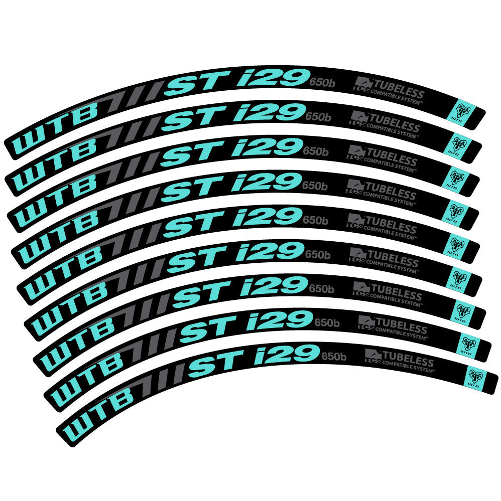Autocollant WTB ST i29, Roues VTT 27.5, Autocollant Vélo vinyle