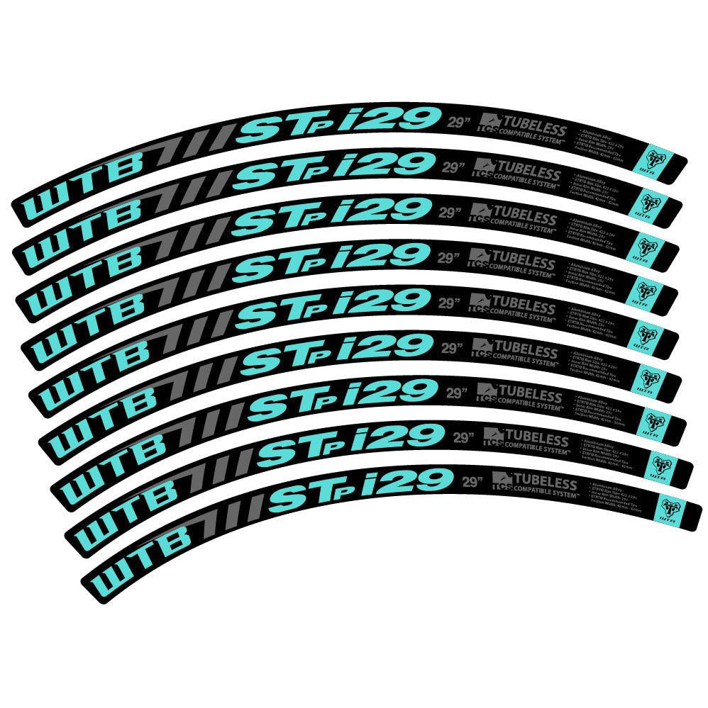 Autocollant WTB ST i29, Roues VTT 29, Autocollant Vélo vinyle