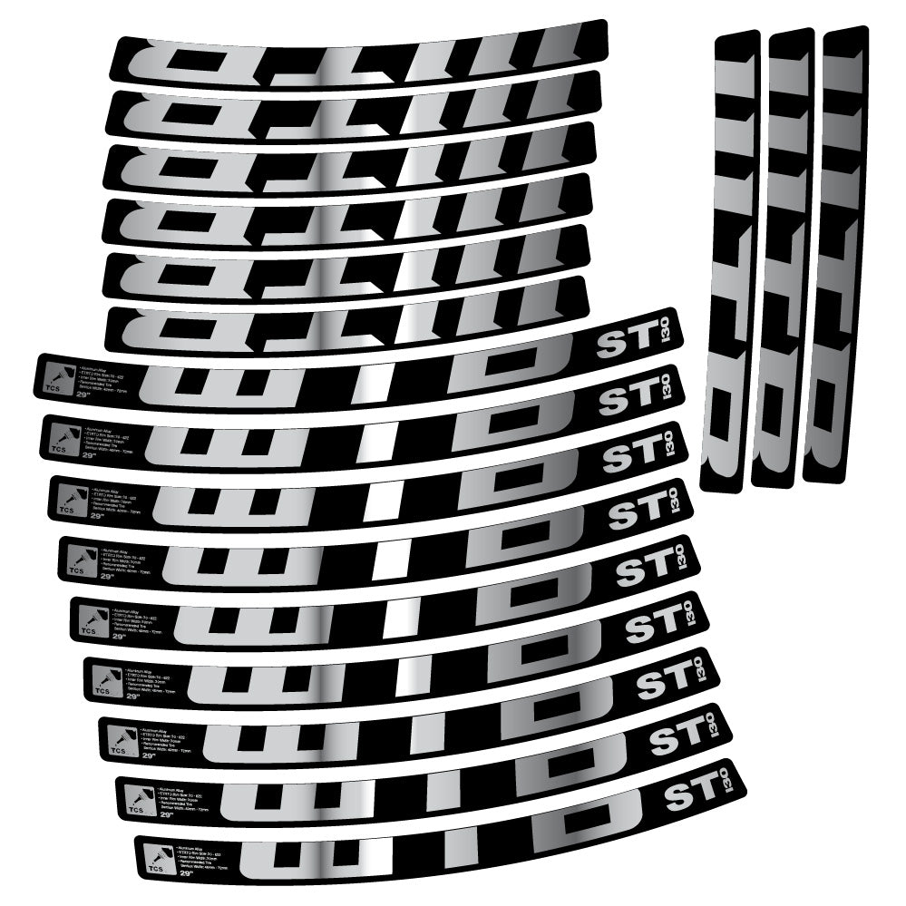 Autocollant WTB ST i30, Roues VTT 29, Autocollant Vélo vinyle
