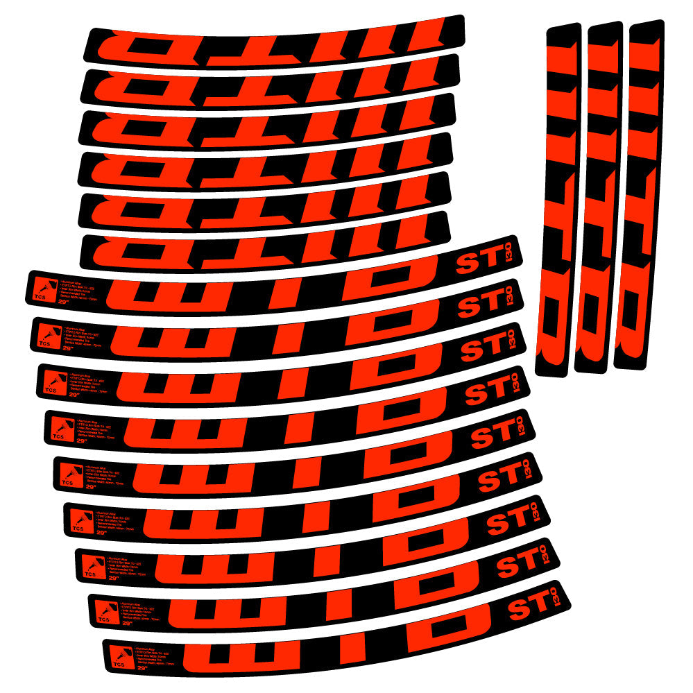 Autocollant WTB ST i30, Roues VTT 29, Autocollant Vélo vinyle