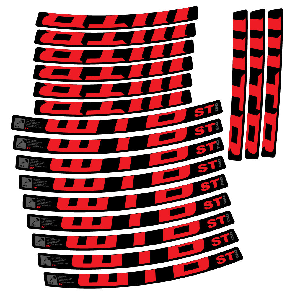 Autocollant WTB ST i30, Roues VTT 29, Autocollant Vélo vinyle