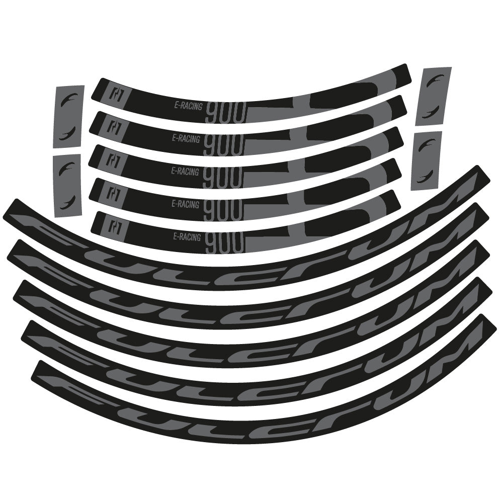 Autocollant Fulcrum Racing 900, Roues Route 22mm, Autocollant Vélo vinyle