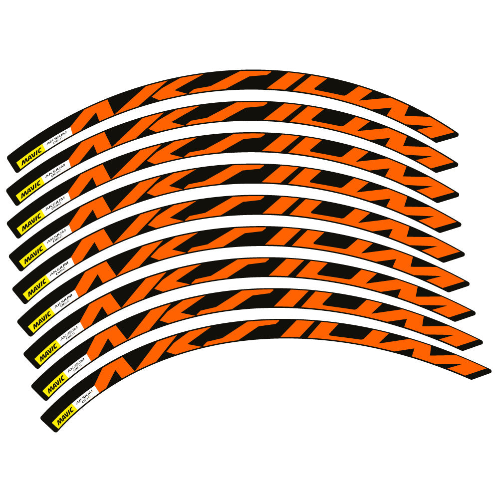 Autocollant Mavic Aksium Disc, Roues Route 22mm, Autocollant Vinyle