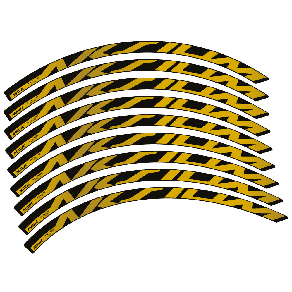 Autocollant Mavic Aksium Disc, Roues Route 22mm, Autocollant Vinyle