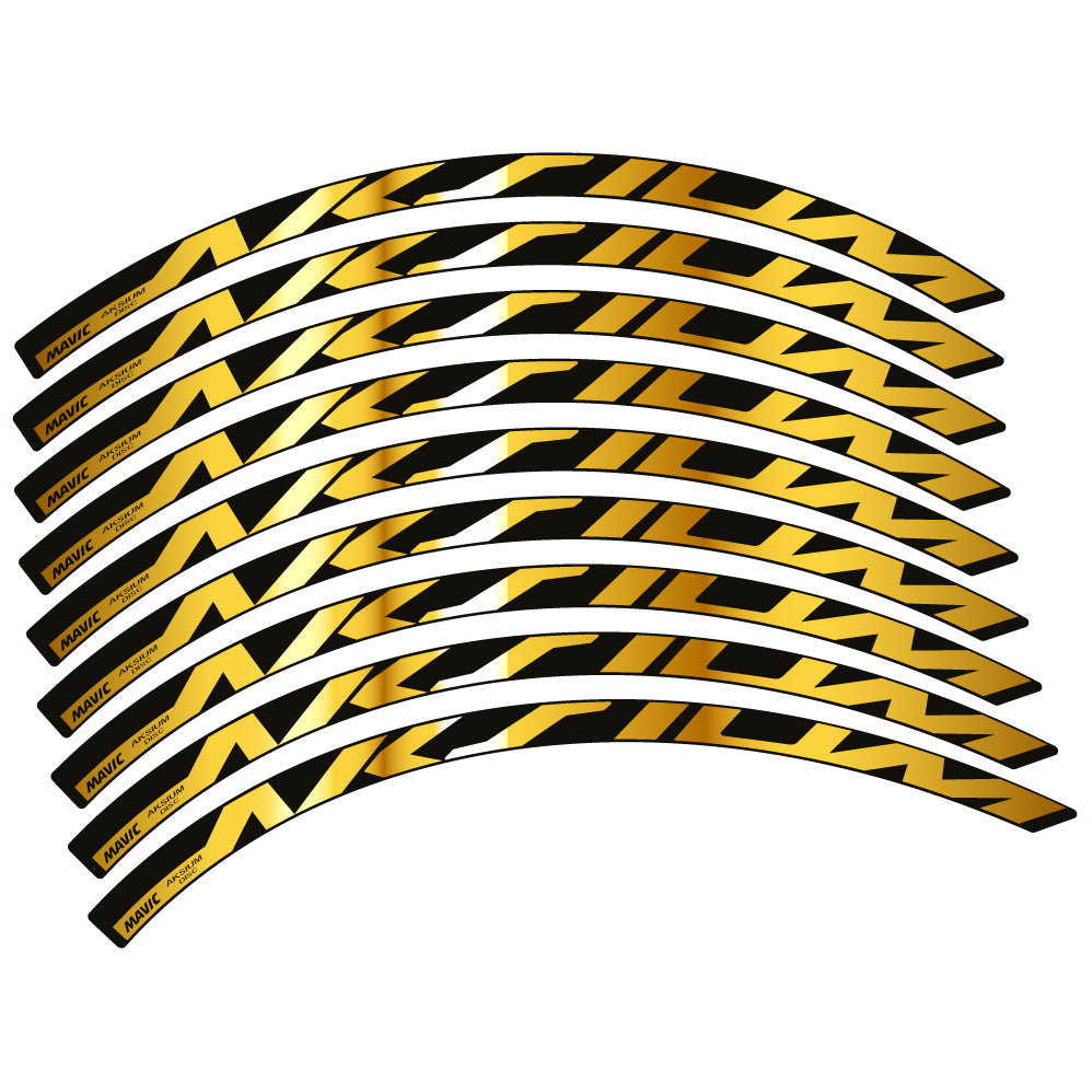 Autocollant Mavic Aksium Disc, Roues Route 22mm, Autocollant Vinyle
