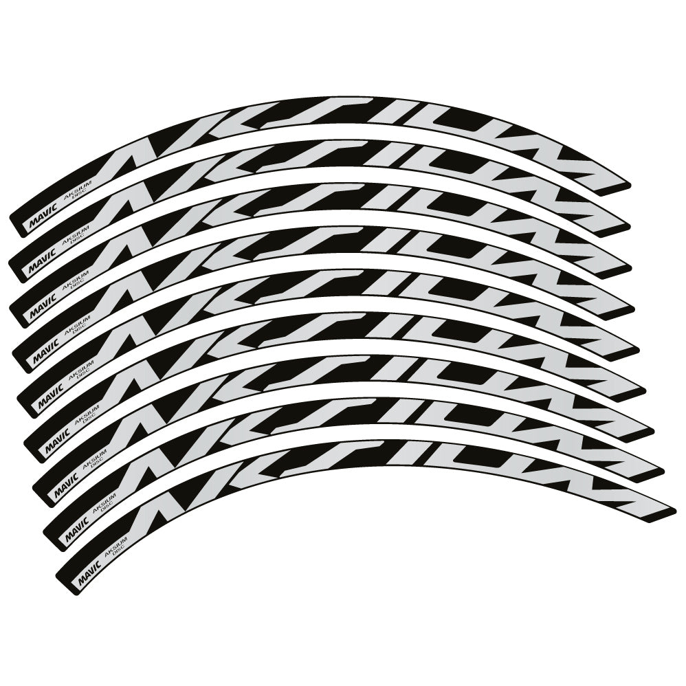 Autocollant Mavic Aksium Disc, Roues Route 22mm, Autocollant Vinyle