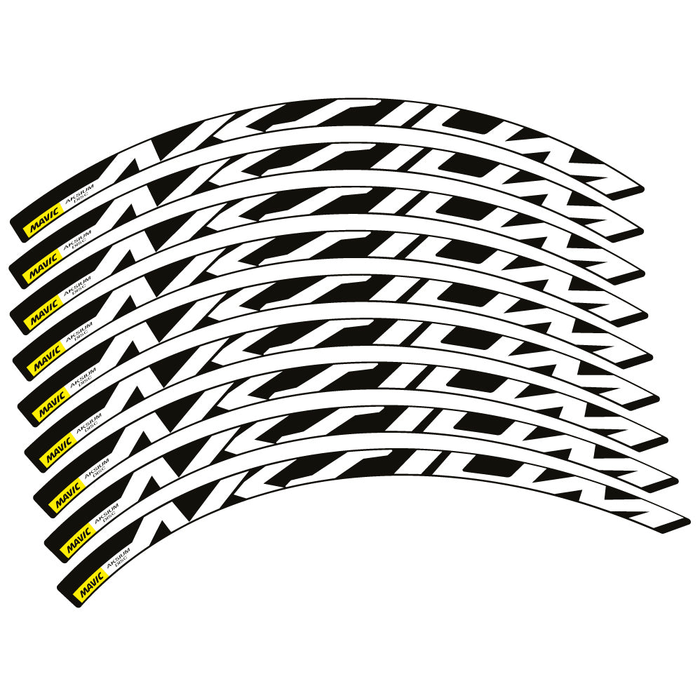 Autocollant Mavic Aksium Disc, Roues Route 22mm, Autocollant Vinyle