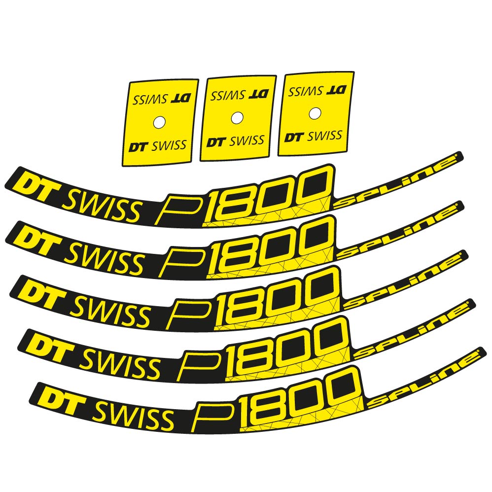 Autocollant DT Swiss P1800 32 Disc, Roues Route 32mm, Autocollant Vélo vinyle