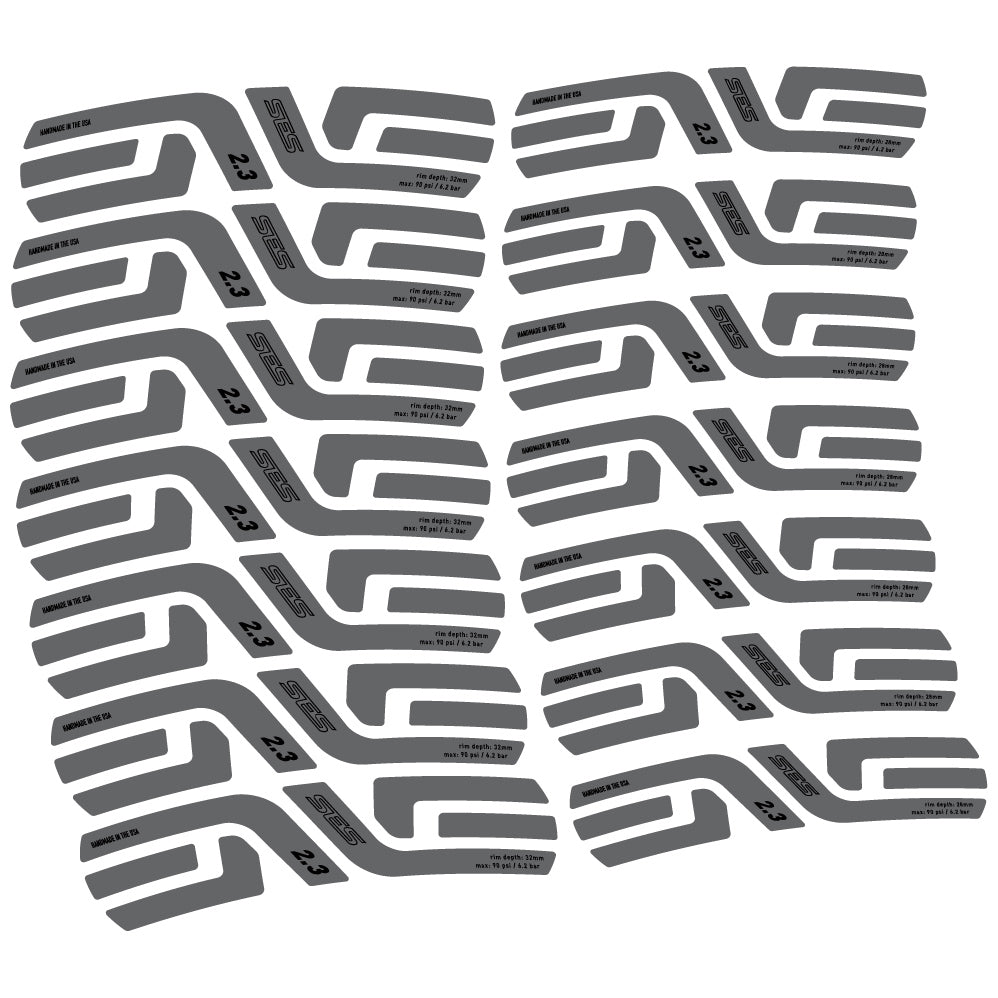 Autocollant Enve Ses 2.3, Profil Roues Route 28 & 32mm, Autocollant Vinyle