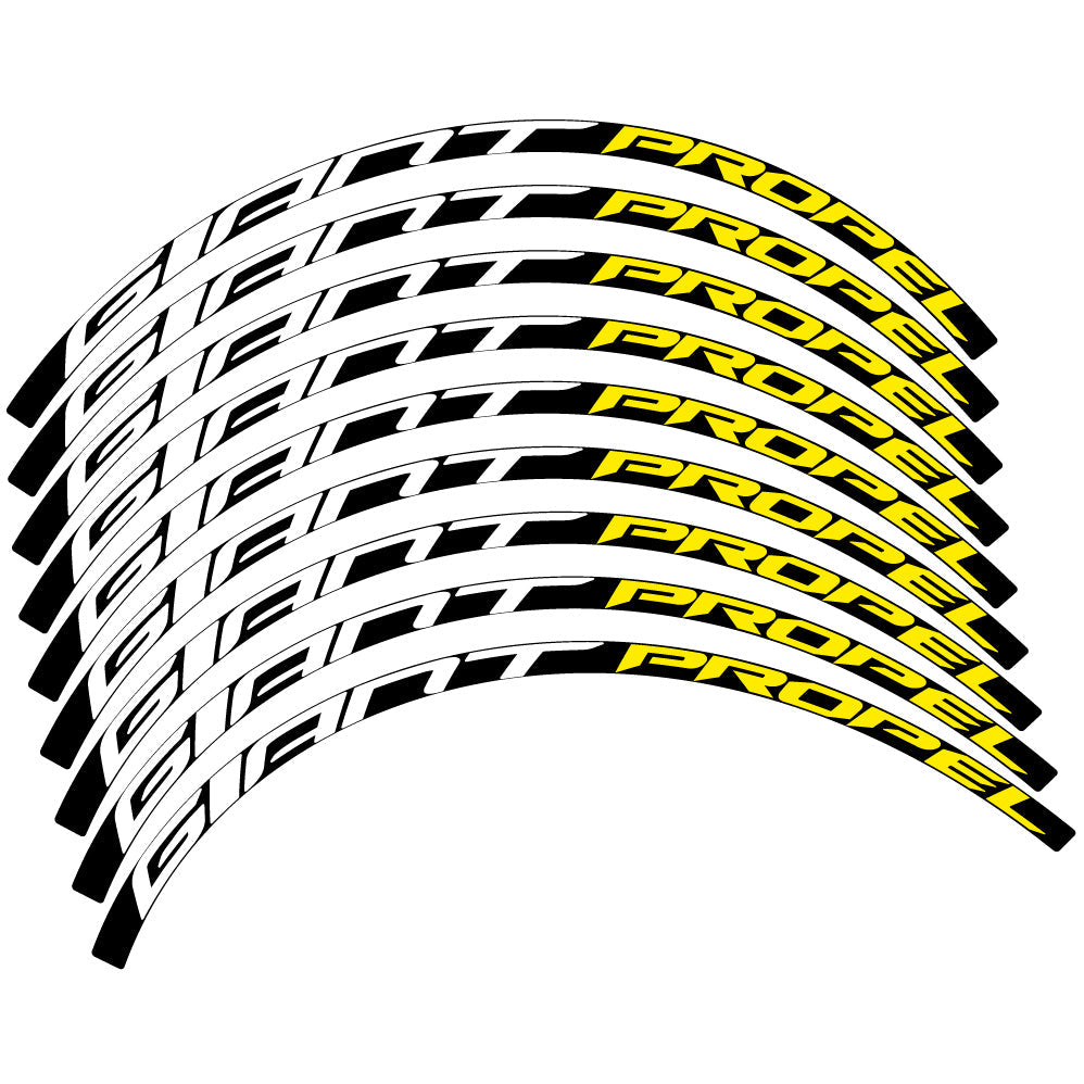 Autocollant Giant Propel, Roues Route 30mm, Autocollant Vinyle
