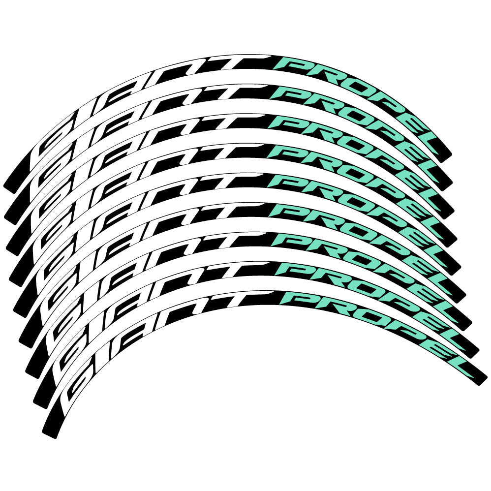 Autocollant Giant Propel, Roues Route 30mm, Autocollant Vinyle