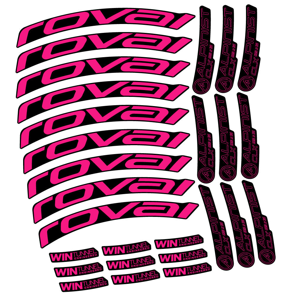 Autocollant Roval Alpinist CLX, Roues Route 33mm, Autocollant Vélo vinyle